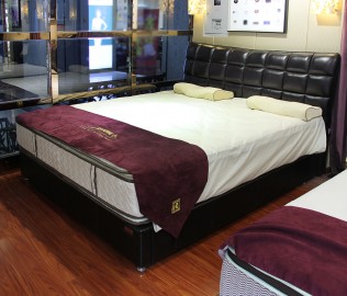 蕾丝床垫,双人床,床架