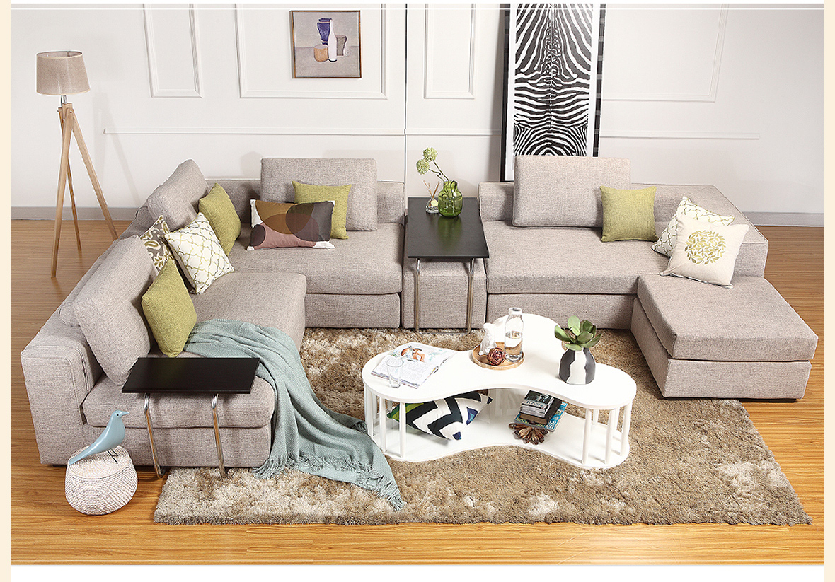 曲美家具 15LW-S2型号组合沙发 商品情景