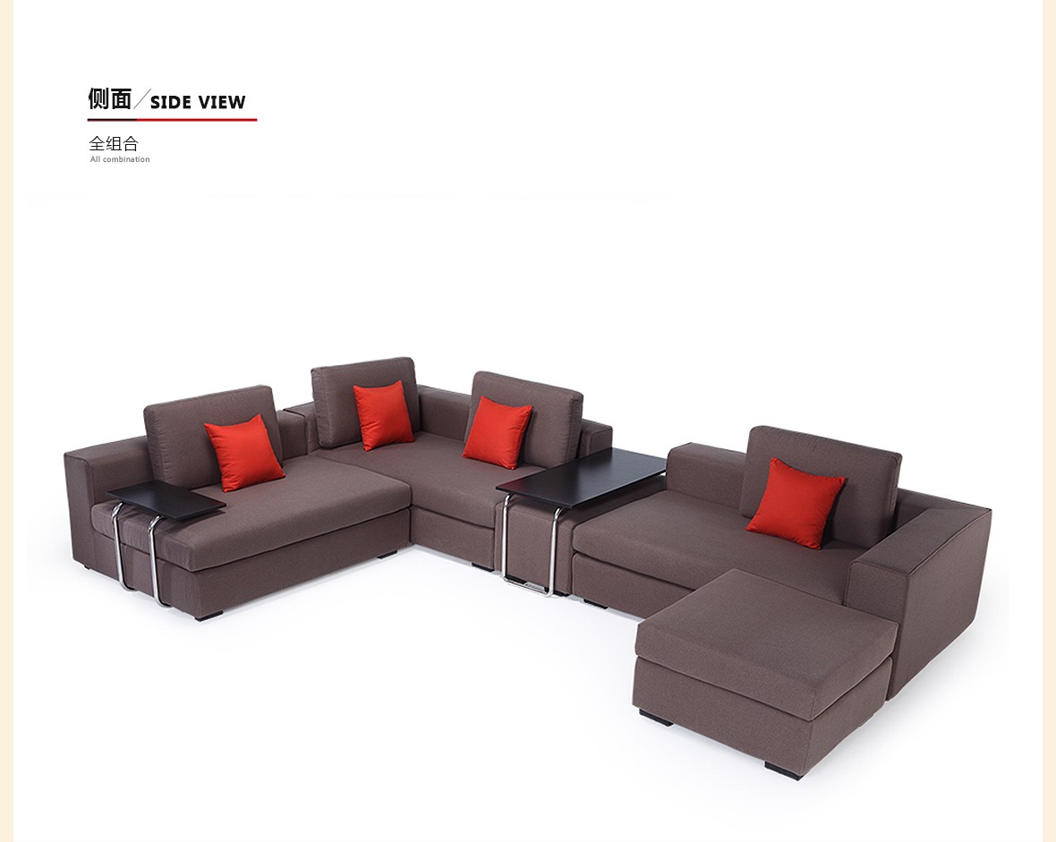 曲美家具 15LW-S2型号组合沙发 商品实拍