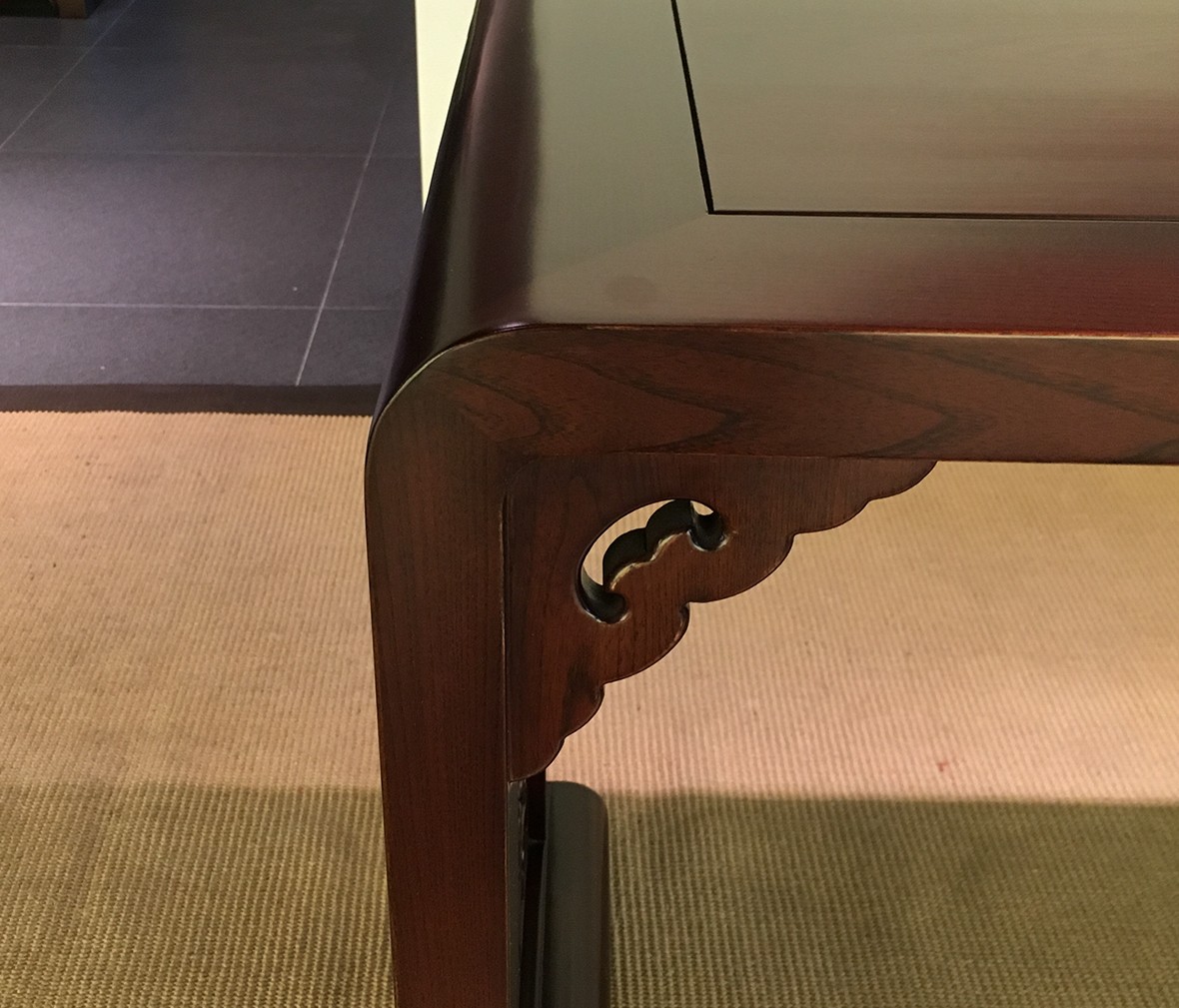 祥华坊家具 XJD-ZJ01113型号书卷足茶桌 中式古典实木家具