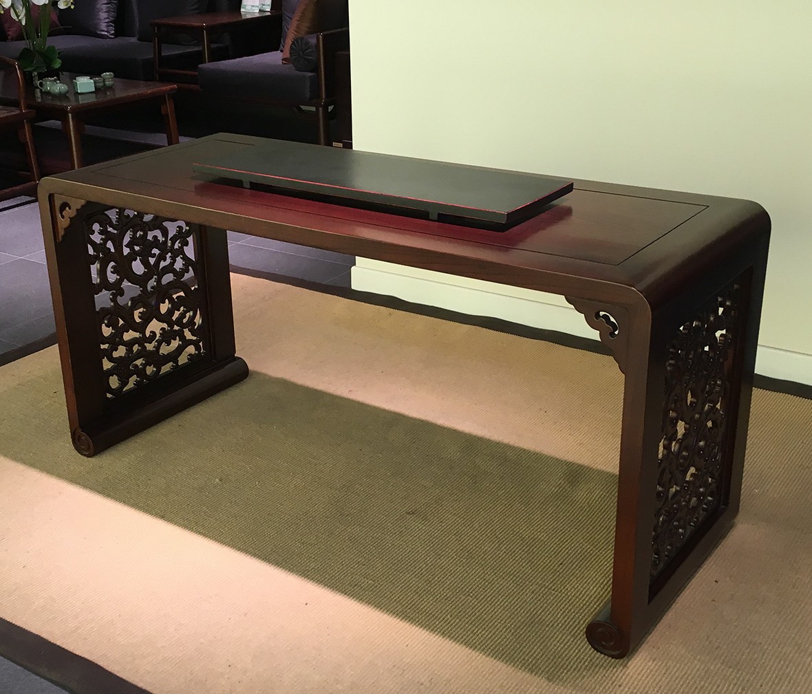 祥华坊家具 XJD-ZJ01113型号书卷足茶桌 中式古典实木家具