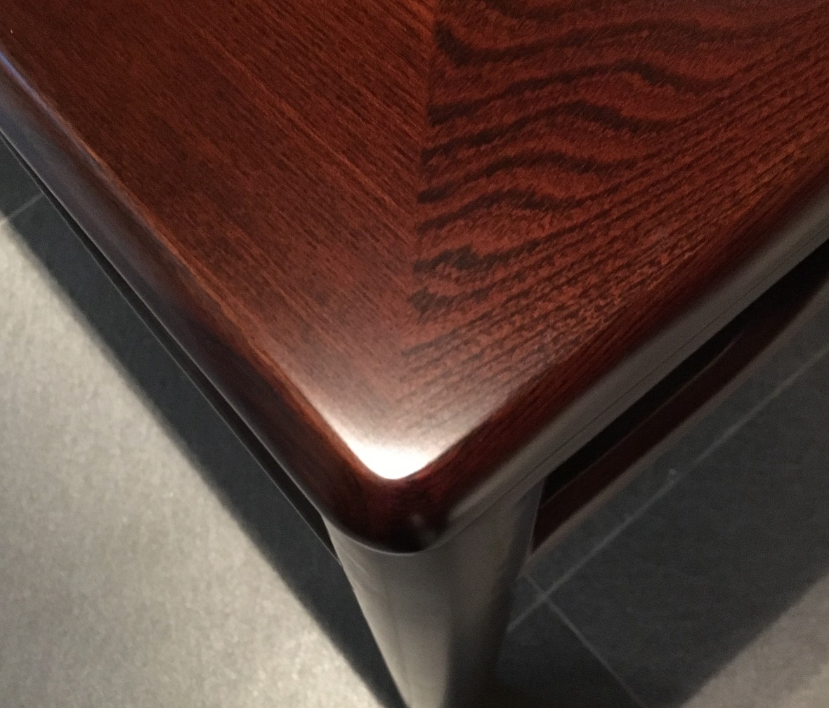祥华坊家具 CZ014型号圆腿罗锅枨餐桌 中式古典实木家具
