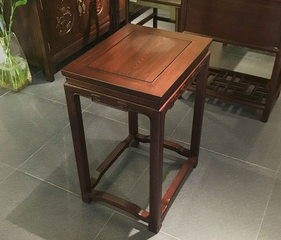 祥华坊家具 XJD-ZJ02814型号束腰回纹茶几 中式古典实木家具