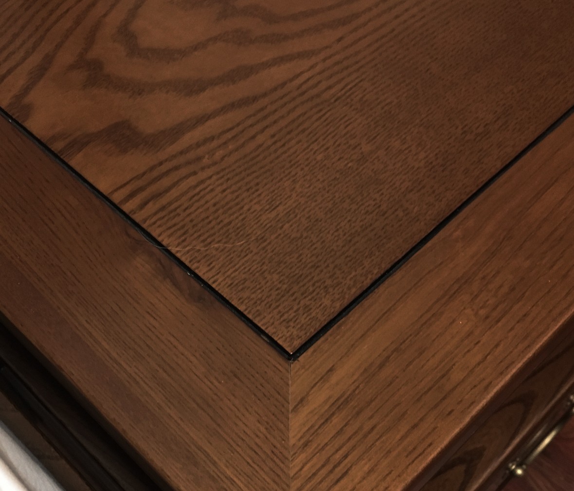 瀚明轩 HMX-1053型号中式古典风格榆木龙纹床头柜