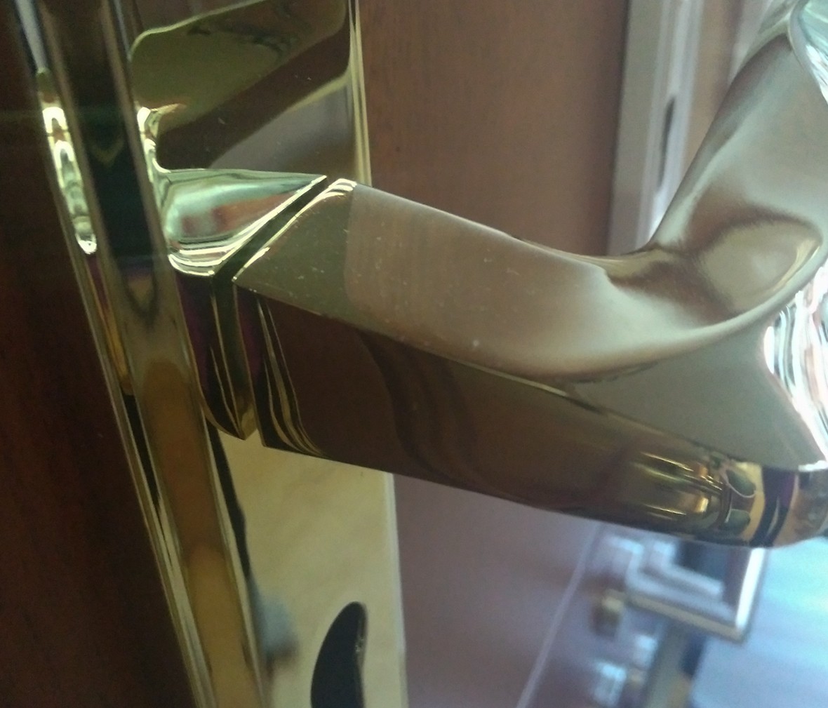 晾霸五金 米开朗58-6536PVD型号门锁 锌合金材质 优质门锁 细节