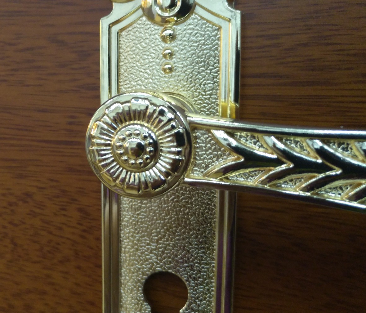晾霸五金 米开朗58-2283RGP型号门锁 锌合金材质 优质门锁 细节