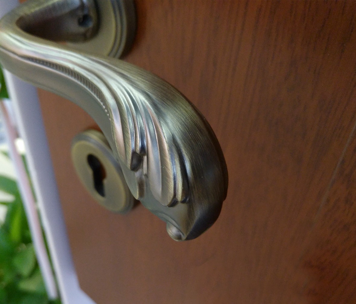 晾霸五金 米开朗705-555MAB型号门锁 锌合金材质 优质门锁 情景细节