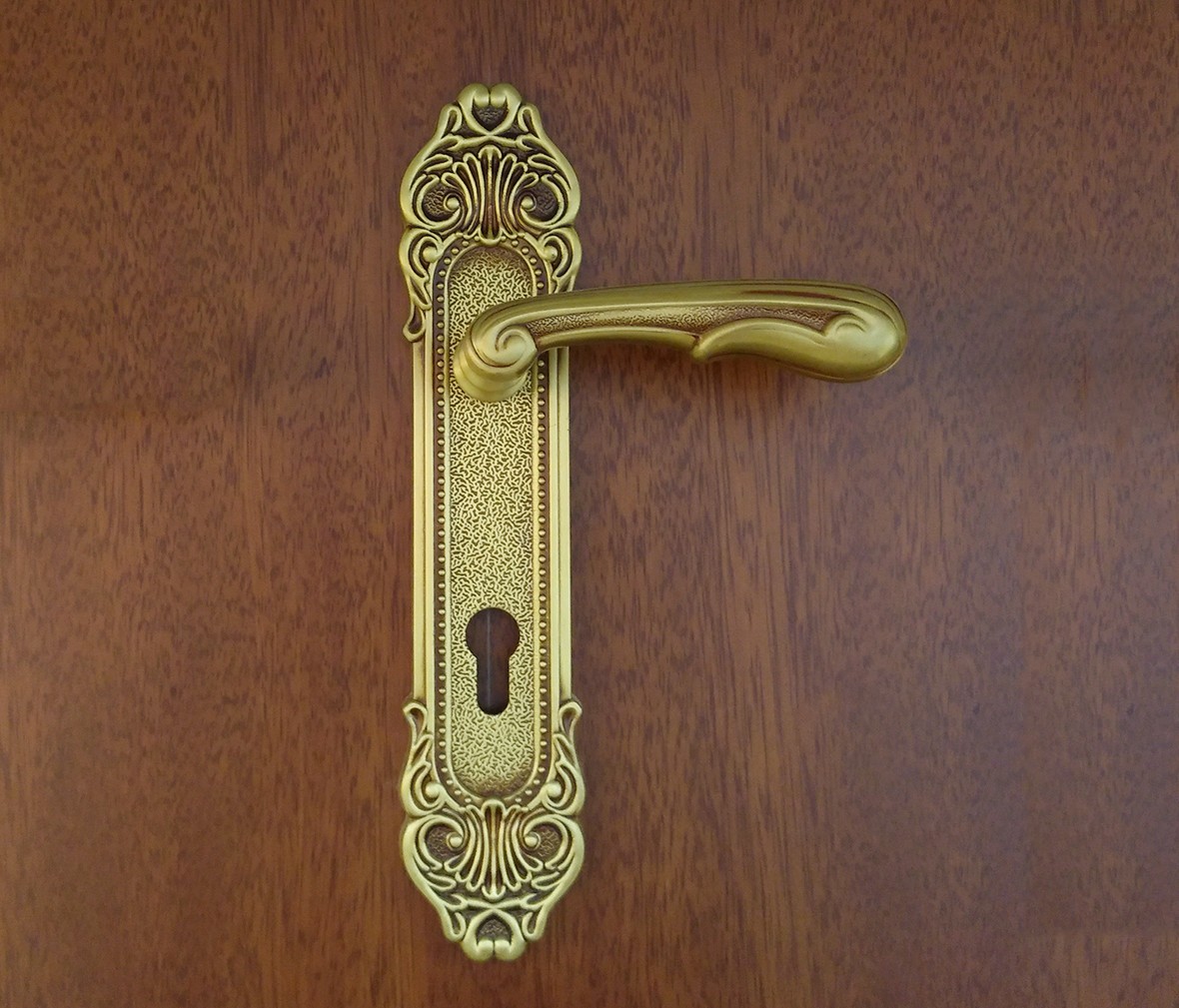 晾霸五金 米开朗801-19欧洲金型号门锁 铜材质 优质门锁 情景细节