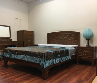 瀚明轩,双人床,卧室家具