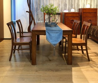 华日家具,餐桌,现代中式