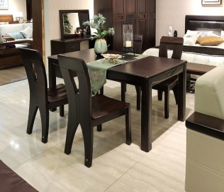 华日家具,餐桌,现代中式