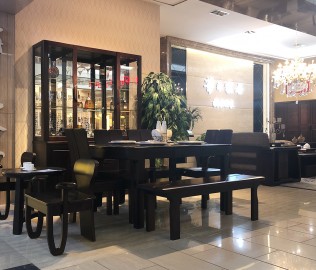 华日家具,餐凳,现代中式