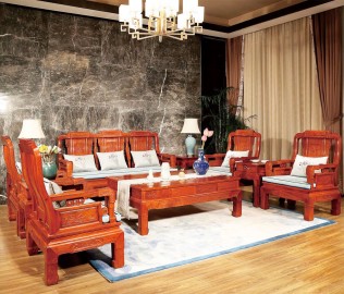 明堂红木,客厅套餐,实木家具